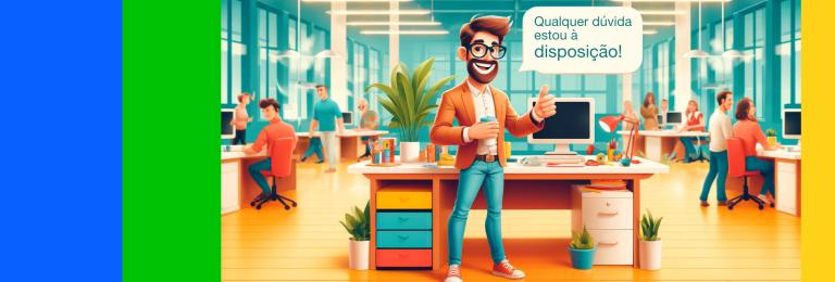 Qualquer dúvida estou à disposição. » Brazilian Portuguese, by Semantica